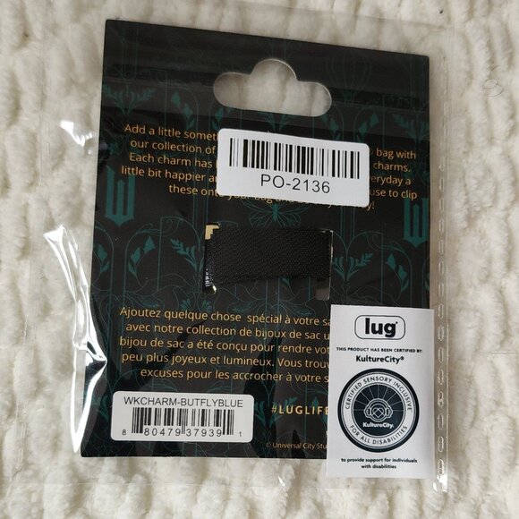 LUG Wicked x Lug Bag Charm - Butterfly Blue - Picture 4 of 4